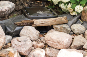 Skimmer installation finished